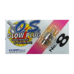 หัวเทียน O.S. #8 Glow Plug Long Medium Air/Car